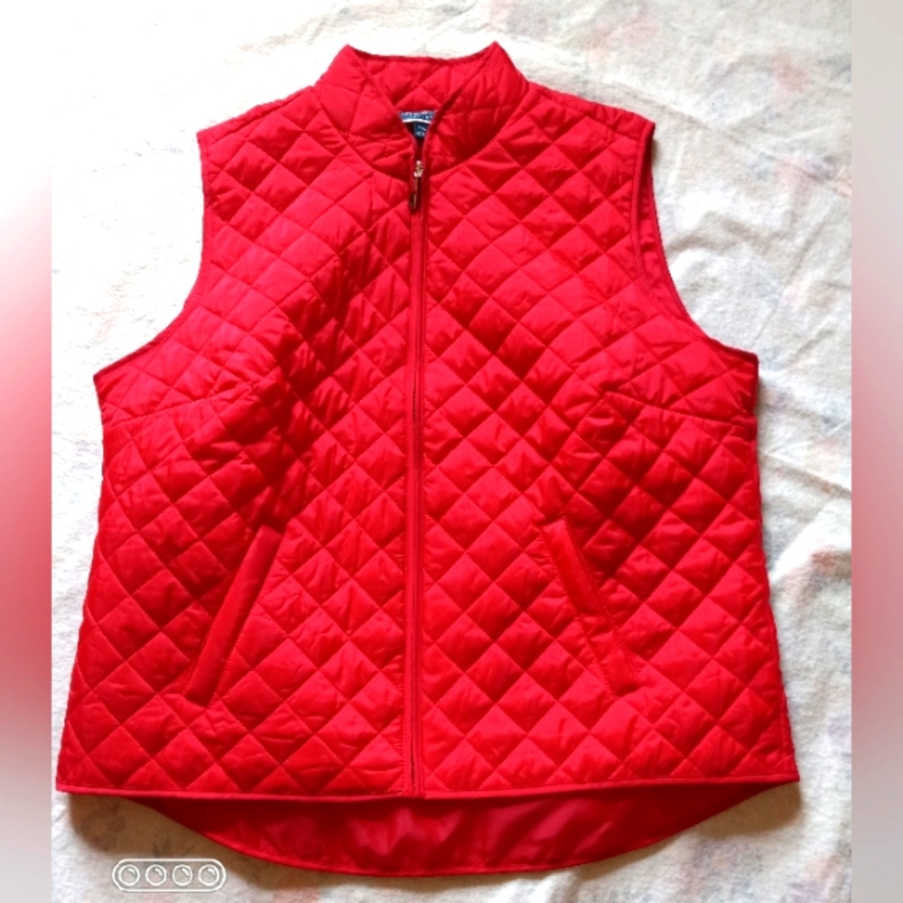 Red Ski Jacket Vest - image 1
